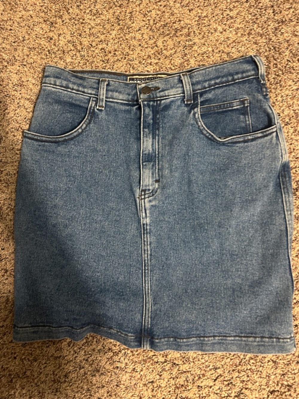 Vintage Y2K Harley Davidson Denim Mini skirt size 10